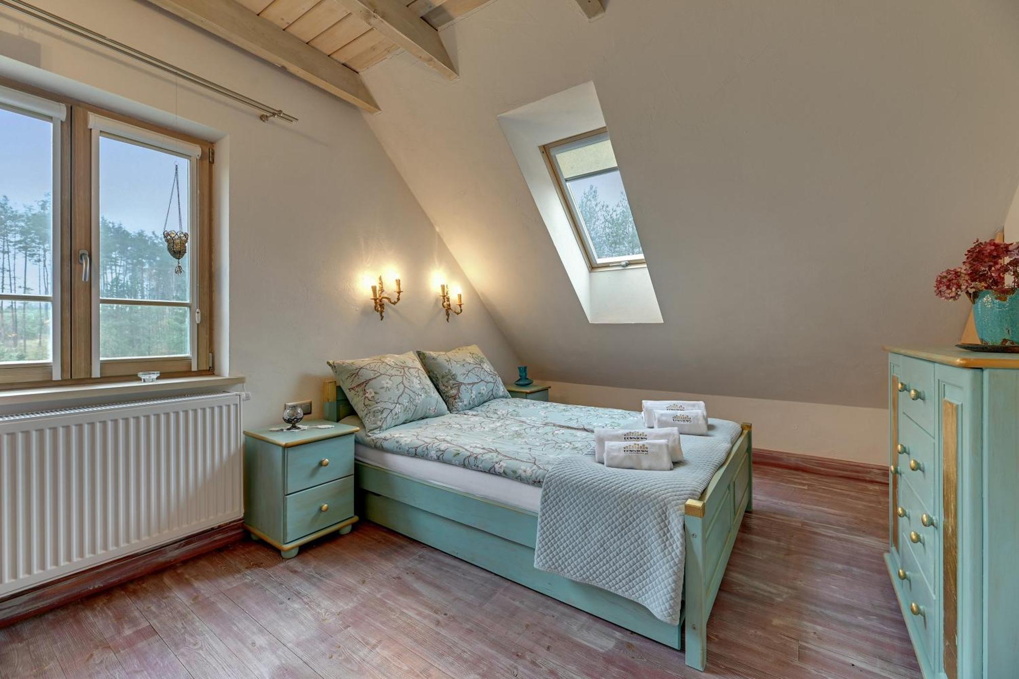 Lesny Dworek Sominy - Dom Z Sauna I Kominkiem Exterior foto